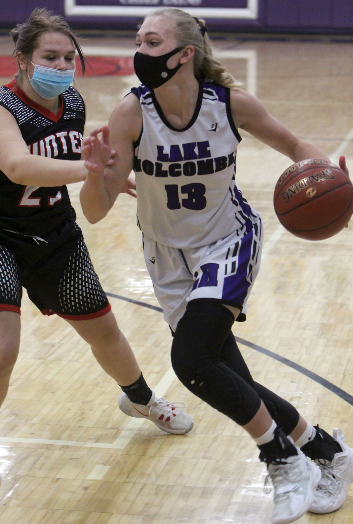 Winter at Lake Holcombe girls basketball 1-5-21